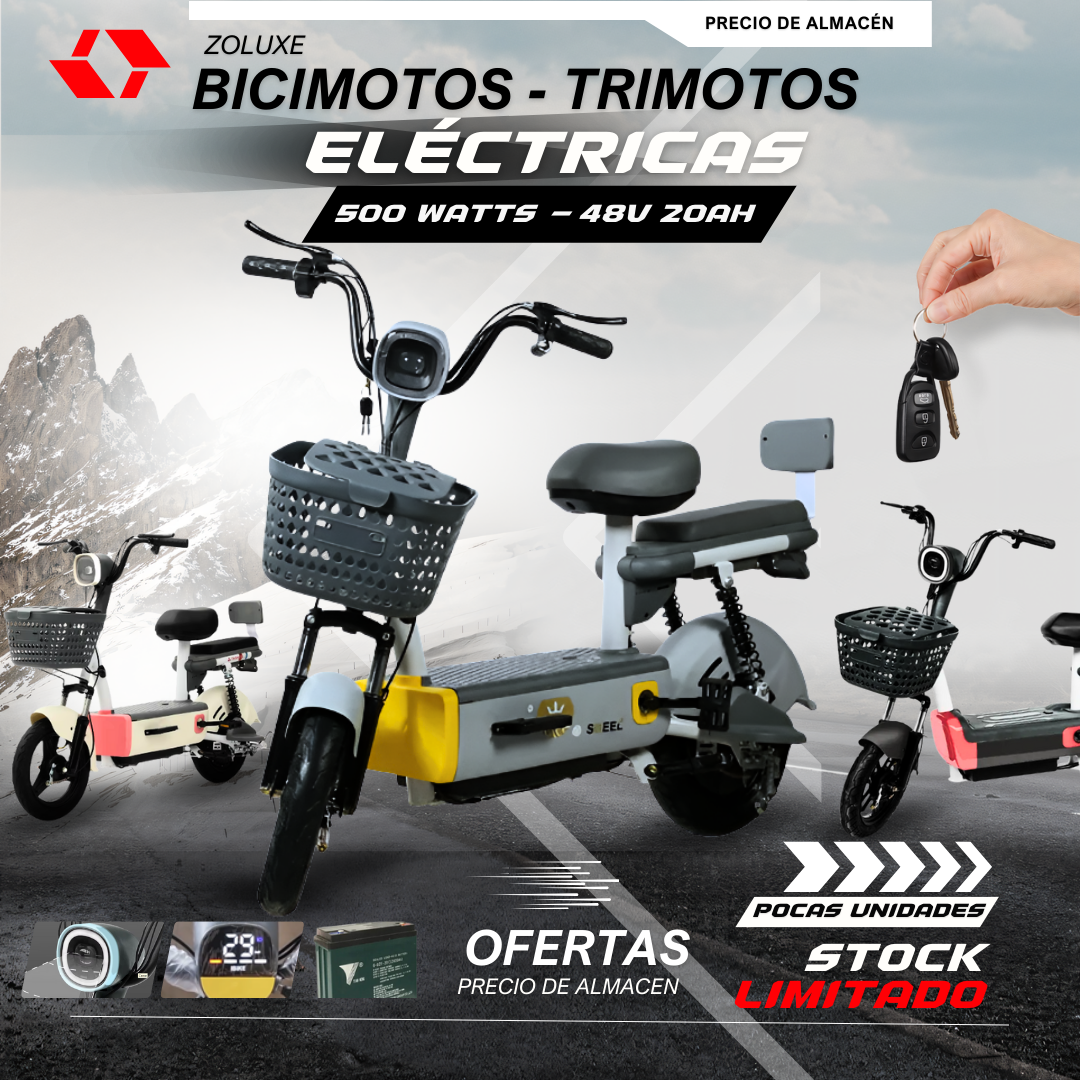 Bicimoto Eléctrica - 500 Watts